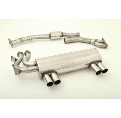 Catback-System De 76 Mm Con Salida De Escape Izquierdo Y Derecho Friedrich Bmw 3er E46 M3/Csl  Año: 2001-2006  3.2l 252/265kw