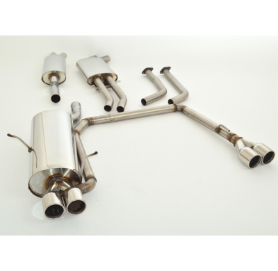 Sistema De Catback De 63,5 Mm Con Salida De Escape Izquierdo Y Derecho Friedrich Bmw 3er E46  Año: 2000-2005 Sedan, Coupe & Tour