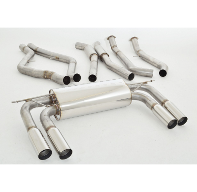 Catback-System De 76 Mm Con Salida De Escape Izquierdo Y Derecho Friedrich Bmw X6 M E71  Desde Año: 2009  4.4l V8 Bi-Turbo 408kw