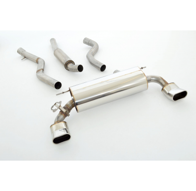 Catback-System De 76 Mm Con Salida De Escape Izquierdo Y Derecho Friedrich Bmw 4er F32 / F33 / F36  Año: 03/2016-03/2018 Coupe /