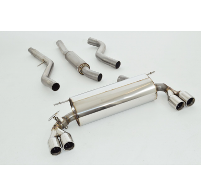 Catback-System De 76 Mm Con Salida De Escape Izquierdo Y Derecho Friedrich Bmw 4er F32 / F33 / F36  Año: 07/2013-03/2015 Coupe /