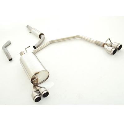 Sistema De Catback De 63,5 Mm Con Salida De Escape Izquierdo Y Derecho Friedrich Vw Golf Iv  Año: 97-2003 / New Beetle & Convert