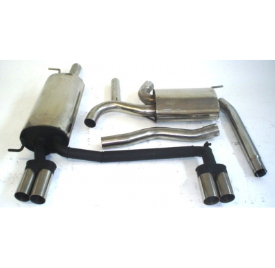 Sistema De Catback De 63,5 Mm Con Salida De Escape Izquierdo Y Derecho Friedrich Vw Passat 3b  Año: 96-10/2000 Sedan & Variant (