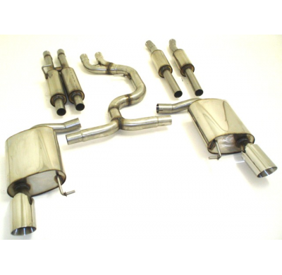 Sistema De Catback De 2x55 Mm Con Salida De Escape Izquierdo Y Derecho Friedrich Vw Passat 3c B6  Año: 2006-2010 Sedan & Variant