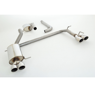 Sistema De Catback De 63,5 Mm Con Salida De Escape Izquierdo Y Derecho Friedrich Vw Passat Cc  Desde Año: 2008 (2wd)  1.4l Tsi 1