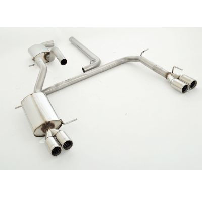 Sistema De Catback De 63,5 Mm Con Salida De Escape Izquierdo Y Derecho Friedrich Vw Passat 3c B7  Desde Año: 11/2010 Sedan (2wd)