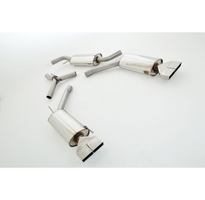 Sistema De Catback De 63,5 Mm Con Salida De Escape Izquierdo Y Derecho Friedrich Vw T4 Bus  Año: 90- 2003 Modelo Corto (2wd)  1.