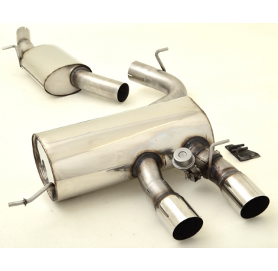 Sistema De Catback De 76 Mm W. Tubo De Escape Izquierdo Y Derecho Con Control De Solapa Friedrich Vw Golf V R32  Desde Año: 2005