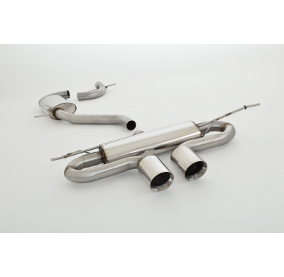 Sistema De Catback De 63,5 Mm Con Salida De Escape Izquierdo Y Derecho Friedrich Vw Golf V  Año: 2003-2008 2wd  1.4l 16v 55/59kw