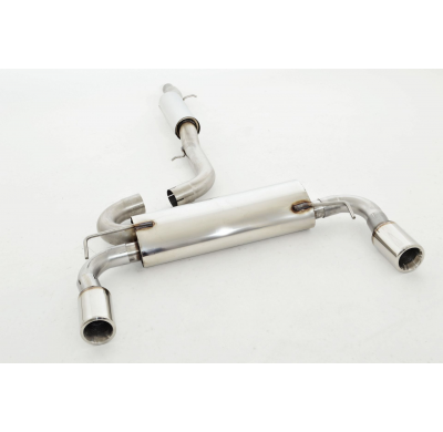 Catback-System De 76 Mm Con Salida De Escape Izquierdo Y Derecho Friedrich Vw Golf Iv  Año: 98-2003 4motion  1.8l 92kw / 1.9l Td