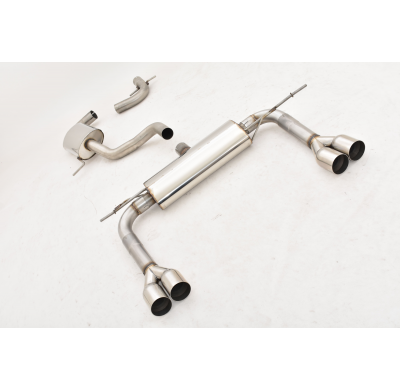 Sistema De Catback De 63,5 Mm Con Salida De Escape Izquierdo Y Derecho Friedrich Vw Eos  Desde Año: 2006 2wd  1.6l Fsi 85kw / 2.