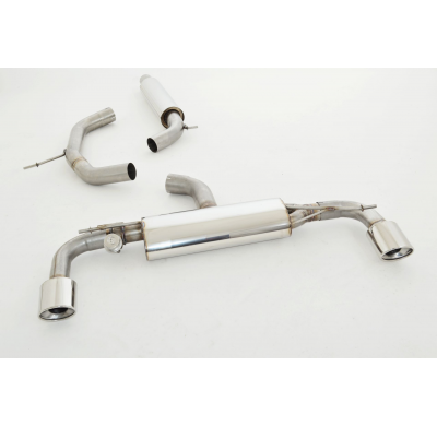 Sistema De Catback De 76 Mm Con Salida De Escape Izquierdo Y Derecho Con Control De Solapa Friedrich Vw Scirocco Iii R  Desde Añ