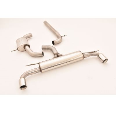 Catback-System De 76 Mm Con Salida De Escape Izquierdo Y Derecho Friedrich Vw Golf Vi Gti + Edition 35  Desde Año: 2009 2wd  2.0