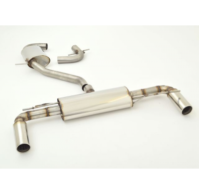 Sistema De Catback De 63,5 Mm Con Salida De Escape Izquierdo Y Derecho Friedrich Vw Golf Vi  Año: 10/2008-2012 2wd  1.2l Tsi 63/