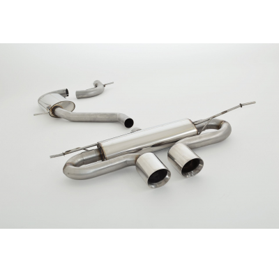 Sistema De Catback De 63,5 Mm Con Salida De Escape Izquierdo Y Derecho Friedrich Vw Golf Vi  Año: 10/2008-2012 2wd  1.2l Tsi 63/