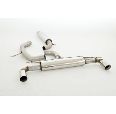 Catback-System De 76 Mm Con Salida De Escape Izquierdo Y Derecho Friedrich Vw Beetle 5c & Cabrio  Año: 05/2013-11/2014  2.0l Tsi