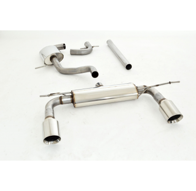 Sistema De Catback De 63,5 Mm Con Salida De Escape Izquierdo Y Derecho Friedrich Vw Beetle 5c Cabrio Incluido Dune  Desde Año: 1