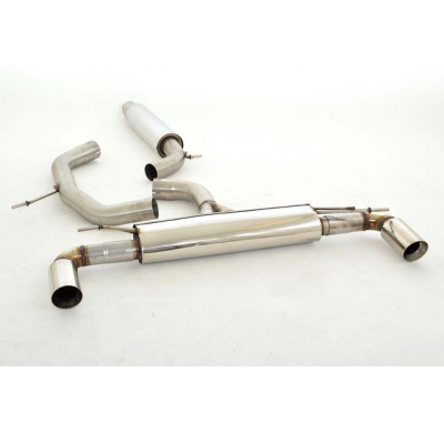 Catback-System De 76 Mm Con Salida De Escape Izquierdo Y Derecho Friedrich Vw Beetle 5c & Cabrio Incluido Dune  Desde Año: 11/20