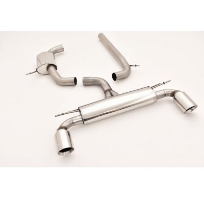 Catback-System De 76 Mm Con Salida De Escape Izquierdo Y Derecho Friedrich Vw Golf Vii Gti Clubsport  Año: 01/2016-02/2017 2wd