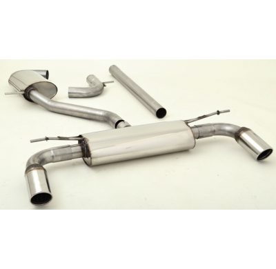 Sistema De Catback De 63,5 Mm Con Salida De Escape Izquierdo Y Derecho Friedrich Vw Golf Vii Sportsvan  Desde Año: 02/2014 2wd