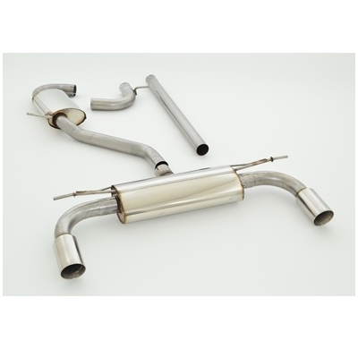 Sistema De Catback De 63,5 Mm Con Salida De Escape Izquierdo Y Derecho Friedrich Vw Golf Vii  Año: 08/2012-02/2017 2wd  1.4l Tsi