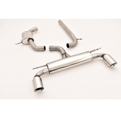 Catback-System De 76 Mm Con Salida De Escape Izquierdo Y Derecho Friedrich Vw Golf Vii Gti  Año: 2013-02/2017 2wd  2.0l Tsi 162/