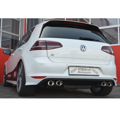 Sistema De Catback De 76 Mm Con Salida De Escape Izquierdo Y Derecho Con Control De Aleta Original Friedrich Vw Golf Vii R  Año: