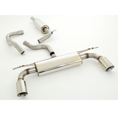 Sistema De Catback De 63,5 Mm Con Salida De Escape Izquierdo Y Derecho Friedrich Vw Golf Vii  Año: 08/2012-02/2017 2wd  1.2l Tsi