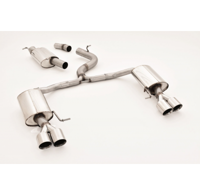 Catback-System De 76 Mm Con Salida De Escape Izquierdo Y Derecho Friedrich Vw Golf Vii Variant  Desde Año: 2017 4motion  R 2.0l