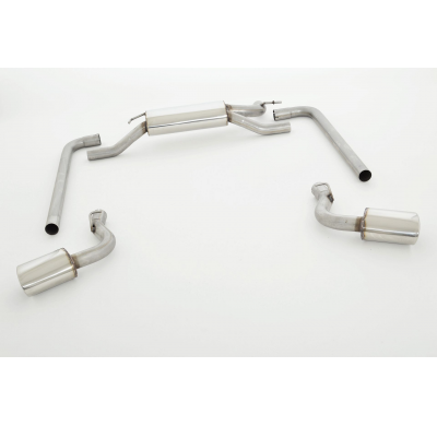 Sistema De Catback De Tubo Lateral De 63,5 Mm Con Salida De Escape Izquierdo Y Derecho Friedrich Vw Amarok 2h 2wd & 4motion (Tam