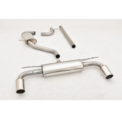 Sistema De Catback De 63,5 Mm Con Salida De Escape Izquierdo Y Derecho Friedrich Vw Golf Vii  Desde Año: 03/2017- 2wd  1.5l Tsi