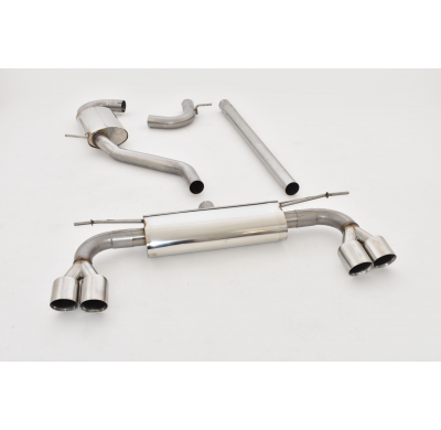 Sistema De Catback De 63,5 Mm Con Salida De Escape Izquierdo Y Derecho Friedrich Vw Golf Vii  Desde Año: 03/2017- 2wd  1.5l Tsi