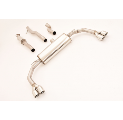 Catback-System De 76 Mm Con Salida De Escape Izquierdo Y Derecho Friedrich Mercedes C/X117 Cla-Klasse Coupe & Shooting Brake  Añ