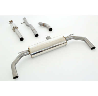 Catback-System De 76 Mm Con Salida De Escape Izquierdo Y Derecho Friedrich Mercedes C/X117 Cla-Klasse Coupe & Shooting Brake  De