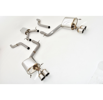 Sistema De Catback De 63,5 Mm Con Salida De Escape Izquierdo Y Derecho Friedrich Mercedes C207 E-Klasse Coupe 2wd  Año: 2009-08/