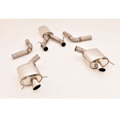 Sistema De Catback De 2x76 Mm Con Salida De Escape Izquierdo Y Derecho Friedrich Mercedes A/C207 E-Klasse Coupe & Cabrio 2wd  De