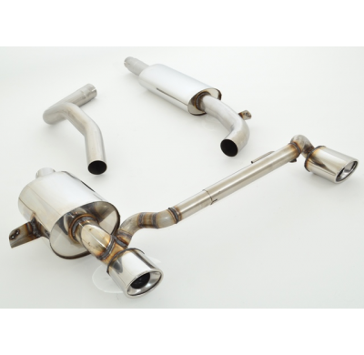 Catback-System De 76 Mm Con Salida De Escape Izquierdo Y Derecho Friedrich Renault Megane Iii (Typ Z) Coupe  5-Puertas Incluido