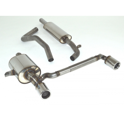 Sistema De Catback De 63,5 Mm Con Salida De Escape Izquierdo Y Derecho Friedrich Renault Megane Iii (Typ Z) Coupe  5-Puertas Inc