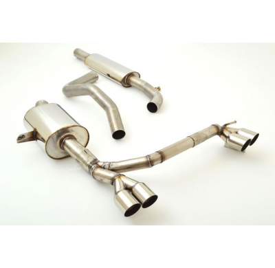 Catback-System De 76 Mm Con Salida De Escape Izquierdo Y Derecho Friedrich Renault Megane Iii Grandtour (Typ Z) Incluido Gt  Des