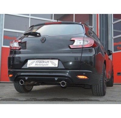 Sistema De Catback De 63,5 Mm Con Salida De Escape Izquierdo Y Derecho Friedrich Renault Megane Iii Grandtour (Typ Z) Incluido G