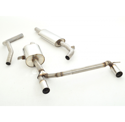 Sistema De Catback De 63,5 Mm Con Salida De Escape Izquierdo Y Derecho Friedrich Renault Megane Iii (Typ Z) Cabrio (Cc) Incluido