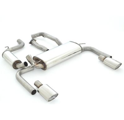 Sistema De Catback De 63,5 Mm Con Salida De Escape Izquierdo Y Derecho Friedrich Volvo S40 Ii /V50  Desde Año: 2004  2.4l D5 132