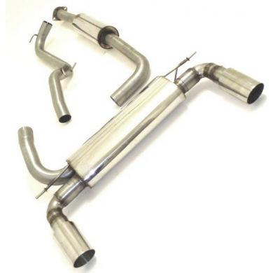 Sistema De Catback De 63,5 Mm Con Salida De Escape Izquierdo Y Derecho Friedrich Volvo C30  Desde Año: 2006  1.6l 74kw / 1.6l D/