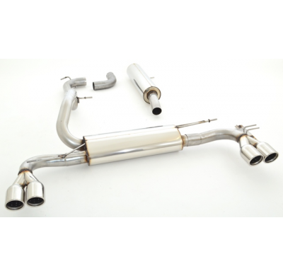 Sistema De Catback De 63,5 Mm Con Salida De Escape Izquierdo Y Derecho Friedrich Mazda 3 (Bk) Hatchback  Año: 2003-2009 1.4l Mzr