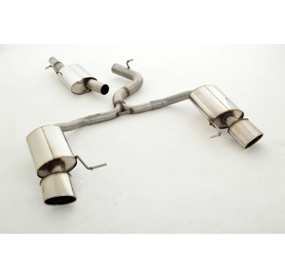 Catback-System De 76 Mm Con Salida De Escape Izquierdo Y Derecho Friedrich Skoda Octavia 5e  Desde Año: 2013 (Incluido Facelift)