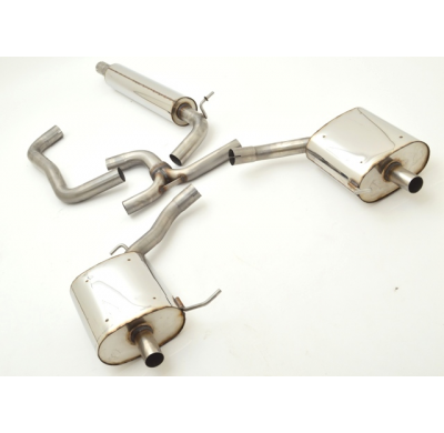 Sistema De Catback De 63,5 Mm Con Salida De Escape Izquierdo Y Derecho Friedrich Skoda Octavia Rs 5e  Desde Año: 2013 Sedan & Co