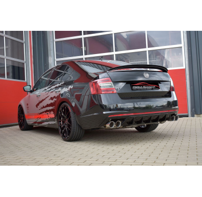 Catback-System De 76 Mm Con Salida De Escape Izquierdo Y Derecho Friedrich Skoda Octavia Rs 5e  Desde Año: 2015 (Incluido Faceli