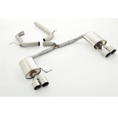 Catback-System De 76 Mm Con Salida De Escape Izquierdo Y Derecho Friedrich Skoda Octavia Rs 5e  Desde Año: 2013 (Incluido Faceli