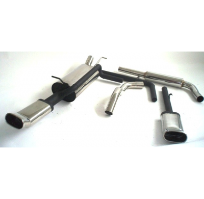 Sistema De Catback De 63,5 Mm Con Salida De Escape Izquierdo Y Derecho Friedrich Seat Toledo 1m  Año: 99-2004  1.6l 74kw / 1.6l