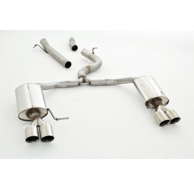 Catback-System De 76 Mm Con Salida De Escape Izquierdo Y Derecho Friedrich Seat Leon 5f St X-Perience  Desde Año: 10/2014 4drive